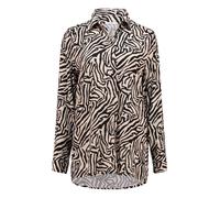 Hailys Chemisier 'Ni44na' beige / noir, Taille S