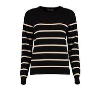 Hailys Pull-over 'Li44ka' beige / noir, Taille L