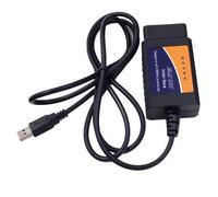 HaiMa Elm327 V 2.1 USB Interface Obd2 Diagnostic Auto Voiture Scanner Outil De Balayage De Câble-Noir