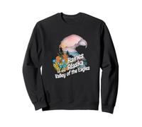 Haines Alaska Valley of The Eagles Graphique Souvenir Sweatshirt