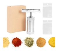 Hainue Presse à Pollen Robuste, Presse à Pollen en T,Outil de Presse à Pollen,Presse à pollen en Acier Inoxydable avec Poignée en T pour Herbes,épices,ail,Poivre,Sel,Outil de Pressage du Pollen