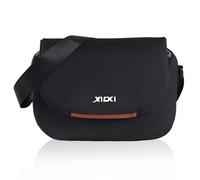 Hainue Sac Appareil Photo SLR,Crossbody Bandoulière Housse de Protection pour Appareil Photo,Sac Photographe avec Rembourrage Intégré est Compatible avec Canon/Sony/Nikon (Noir)