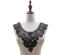 Haione Applique brodée en dentelle pour loisirs créatifs, couture, robe de mariée, vêtements costumés