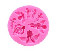 Haione Moule en Silicone Anges pour Fondant,Chocolat,gâteau,décoration,Outils de pâtisserie pour Biscuits,Savon,Bougies,Bonbons-(#5)