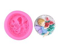 Haione Moule en silicone en forme d'anges pour décoration de gâteau au chocolat, outils de cuisson pour biscuits, glaçons, bougies, bonbons, savon (#2