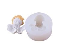 Haione Moule en silicone en forme d'anges pour décoration de gâteaux au chocolat, biscuits, glaçons, bougies, bonbons et savon (#5)