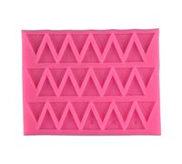 Haione Moule en silicone en forme de lettres pour décoration de gâteau au chocolat, outils de cuisson pour biscuits, glaçons, sucre, bonbons, savon (#6)