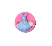 Haione Moule en silicone en forme de pied de bébé pour décoration de gâteau au chocolat, outils de cuisson pour biscuits, glaçons, bougies, bonbons et savon (#1)