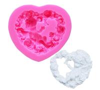 Haione Moule en Silicone pour Fondant et gâteau au Chocolat « Bébé Ange »-Outils de décoration et de pâtisserie pour Biscuits,Savon,Bougies et Bonbons (#1)
