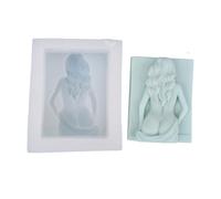 Haione Sea Wave Moule en silicone pour décoration de gâteau au chocolat pour biscuits, glaçons, sucre, bonbons, savon (#2)