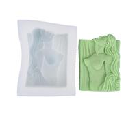 Haione Sea Wave Moule en silicone pour décoration de gâteau au chocolat pour biscuits, glaçons, sucre, bonbons, savon (#3)