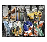 Haipeiy Peinture en Diamant 5D New York Scenery 40x50cm Diamond Painting Round Rhinestones Full 5D DIY Diamond Painting Embroidery