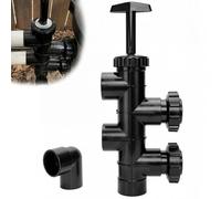 Haipeiyl SP0410X502S Vanne coulissante pour filtres Hayward Pro-Grid et Micro-Clear D.E. Filtres, valve de lavage push-pull avec tuyauterie interne à débit complet de 5,1 cm