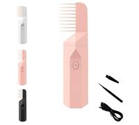 Hair Bakhoor Burner Brush, Portable Comb Dual-Purpose Electronic Incense. Bakhoor Burner Electric Hair. (Pink)