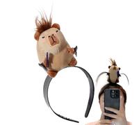 Hair Band - Cartoon Character Spa Wrap, Padded Comfortable Headdress with Secure Stretch Fit, Sturdy Moisture Wicking Fleece Lining, Ideal for Workplace Relaxation Yoga Slumber Parties