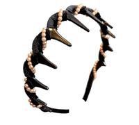 Hair Bands, High Cranium Headbands, 5.51x5.51 Inches Lightweight Vintage Hairband with Teeth Hoop for Gym, Sports, Wedding, Running, Dating, School, Work, Travel and Daily Styling