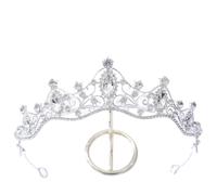 Hair Bijoux Couronne Tiaras pour femmes coréen Crystal Bridal Crown Hair Dress ACCESSOIRES TIARA FEMMES DIATHER