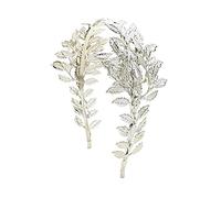 Hair Bijoux Couronne Tiaras pour femmes Gold Couleur feuille de mariage Couronne de mariée