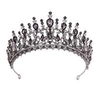Hair Bijoux Crown Tiaras for Women Antique Bronze Wedding Crowns Diadem Tiaras Princess Queen Baroque Peacock Tiara Women Pageant Party Bridal Accessoires