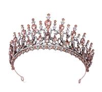 Hair Bijoux Crown Tiaras for Women Antique Bronze Wedding Crowns Diadem Tiaras Princess Queen Baroque Peacock Tiara Women Pageant Party Bridal Accessoires