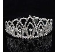 Hair Bijoux Crown Tiaras for Women Bridal Tiaras & Crowns Band Band Flower Rhingestone Mariding Accessories Fashion Big Crown Hair-Jewelry by Gagalu (Couleur: 7)