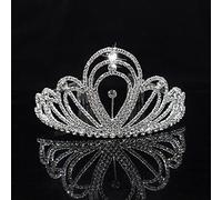 Hair Bijoux Crown Tiaras for Women Bridal Tiaras & Crowns Band Band Flower Rhingestone Wedding-Hairs Accessories Fashion Big Crown Hair-Jewelry by Gagalu (Couleur: 6)
