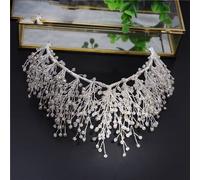 Hair Bijoux Crown Tiaras For Women Bride Crown Crown Bridal Wedding Hair Couronne Couronne Bridal Wedding Hair Bijoux Princesse Diadem Accessoires, Amber Crystal Crown