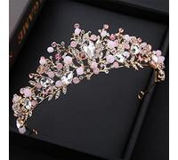 Hair Bijoux Crown Tiaras for Women Bride Crown Fashion Bijoux Rhaber Birthday Princess Crown Jewelry pour femmes Accessoires de cheveux par Gagalu (Couleur: A)