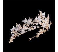 Hair Bijoux Crown Tiaras for Women Butterfly Wedding Festival Crown Bride Brided Bijoux Bijoux Party alliage Crown Crown Wholesale