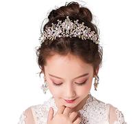 Hair Bijoux Crown Tiaras For Women Child's Crown Headress Princess Girl's Crown Child Bandband Stage Flear Girl Girl Flear Flower Wreath Ornement par Gagalu