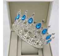 Hair Bijoux Crown Tiaras for Women Crystal Vintage Royal Queen King Tiaras and Crowns Men/Women Pageant Prom Diadem Ornements de cheveux Accessoires de bijoux de cheveux (couleur: orange or)