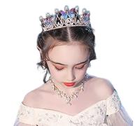Hair Bijoux Crown Tiaras for Women Gold Color Tiaras and Crowns Butterfly Pearls Crystal Enfants faits à la main Photographie de couronne pour femmes Princess Diadems par Gagalu
