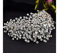 Hair Bijoux Crown Tiaras for Women Righestone Wedding Tiara Hair Band Bride Handmade Crown Jewelry Accessoires Décoration Mariage Bridal, 1 Crow