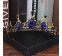 Hair Bijoux Crown Tiaras for Women Vintage Tiara Crown Bride Crystal Queen King Crown Wedding Hair Jewelry Accessoires Femmes Hommes Pageant Prom Headpiece, 08-20 * 36 * 55