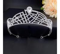Hair Bijoux Crown Tiaras for Women Wedding Couronne Hair Bijoux Bridal Hair Accessoires Femmes Baroque Crowe Rimestones Crystal Tiaras Queen Party Bijoux (Couleur: Couronne 31)