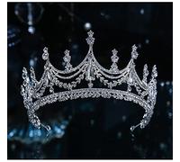 Hair Bijoux Crown Tiaras for Women Wedding Crown Femmes Accessoires de cheveux Tiaras Bridal et couronnes Bijoux de fiançailles Romantic Hairbands Princess Heart by Gagalu (Couleur: QS-3)