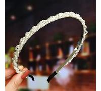 Hair Bijoux Crown Tiaras pour femmes Imitation Perle Band Band Sweet Bandband Hairband Medies Band Couronne des femmes Couronne pour femmes Accessoires de cheveux (Couleur: 44)
