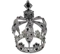 Hair Bijoux Tiaras de couronne pour femmes Tiaras baroques et couronnes Retro Metal Round Bands Royal King et Queen Princess Diadem Pageant Prom Party Party Accessoires