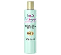 Hair Biology Shampooing Meno Balance Revitalize & Soothe, 250 ml, avec Pro-V, vitamine B3 et thé blanc, pour cheveux clairsemés, ménopause, soins capillaires