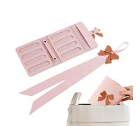 Hair Bow Storage, Organizer for Hair Clips and Accessories, PU Leather Compact Carrying Case for Bows, Headbands, and Clips, Ideal for Birthdays, Easter, and Children's Day, 16x14.5x1.5cm