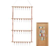 Hair Bows Organizer - d'affichage de la tête, panneau de rangement d'accessoires | Support de sangle mural, cintre d'arc multifonctionnel pour chouchous bracelets bijoux rubans pour