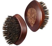 Hair Brush,Boar Bristle Beard Brush For Daily Beard Care,Medium To Thick Beard Thickness,Beech Wood,Beard Brush For Travel Men