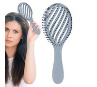 Hair Brush Detangler, Curved Detangling Comb, 8.86x2.83in Scalp Massage Styling Tool, Faster Blow Drying, Smooth Less, for Natural, Curly, Straight Hair, Wet Dry Use