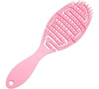 Hair Brush for Wet Curly & Smooth Hair Does Not Pull Massage Brushes Detangling Quick Dry Hairdresser Hairdressing Tools (Pink)