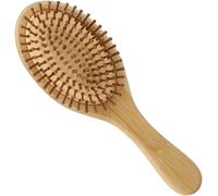 Hair Brush,Natural Bamboo Brush,Hair Massage Brush,Round Brush,Anti-Frizz,Detangling Brush,For Detangling Hair,Improving Texture,Suitable for Men,Women,Children