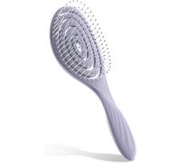 Hair Brush No Pull Scalp Detangler Hair Brush For Women,Men And Kids Detangling Brush Also For Curls And Long Hair (Purple)