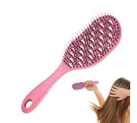 Hair Brush, Paddle Scalp Massage Comb, Detangling Grooming Brush, Styling Tool with Cleaning, 9.4x2.8x1.2 inches, Friendly Accessories for Hotel Daily Use College Dorm Vacation