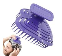 Hair Brush, Washing Scrubber, 4.25x3.5in Scalp Comb, Ergonomic Handle, Gentle Bristles for Men Grooming, Father Care, Husband Hygiene, Boyfriend Gift, Cleansing Routine, Shower Tool, Daily Use