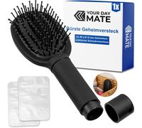 Hair Brush With Secret Compartment,1 Kit,Secret Hiding In Brush Handle,Secure Closure,Valuable Hideout,Secret Money Hide