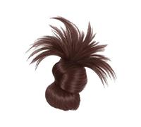 Hair Bun Extension, Bun Wig, Portable Clip on Hairpieces, Messy Updo Fleece, Versatile Synthetic Fake Hairpiece for Casual, Events, Gatherings, Cosplay Looks, Multicolor
